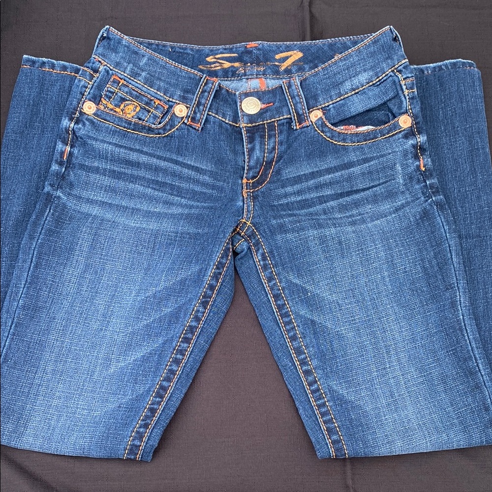 7 For All Mankind Women's Blue Jeans
